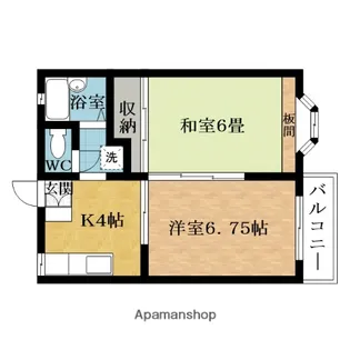 エスポワール・エチカA【2階】の間取り