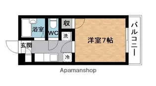 ハイツ緑陽台【1階】の間取り