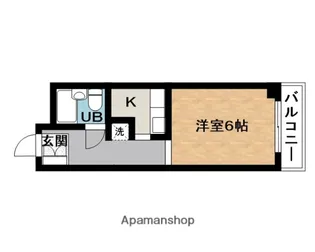 マンションティアラ【3階】の間取り