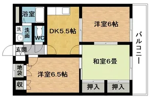 ペガサス緑ヶ丘1号館【2階】の間取り