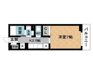 サンリット・アイB【1階】の間取り