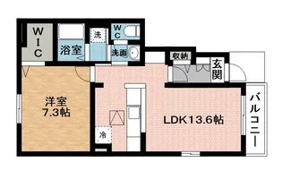 フォルシュドライシュハユ【1階】の間取り