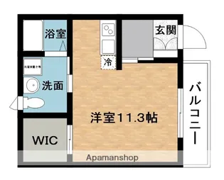 クッキーハイム【1階】の間取り