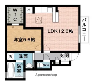 モン・ノーブルB【1階】の間取り