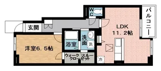 グランツ伊賀【1階】の間取り