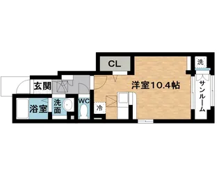 ボヌール【1階】の間取り