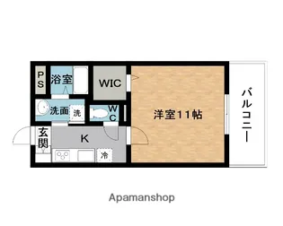 サラン金剛【4階】の間取り