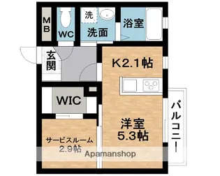 グランハイツ茅町A【1階】の間取り
