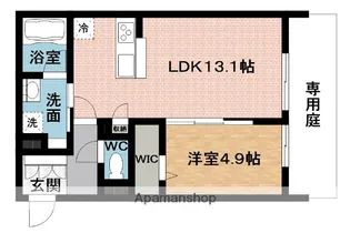 BEREO服部【1階】の間取り