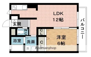 ルミエールA【2階】の間取り