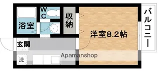 ビーライン桔梗【1階】の間取り