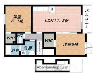 GROWⅠ【2階】の間取り