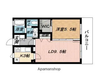 ディアス希央台【2階】の間取り
