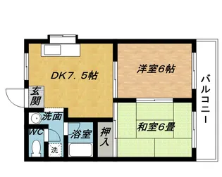 ノースファイブ【1階】の間取り