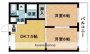 ノースファイブ【2階】の間取り