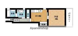 サン アステール B【1階】の間取り