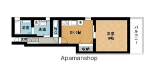 サン アステール B【1階】の間取り