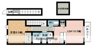 サン アステール B【2階】の間取り