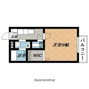 シャンデパン【2階】の間取り