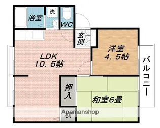 サンビレッジ赤目A【2階】の間取り