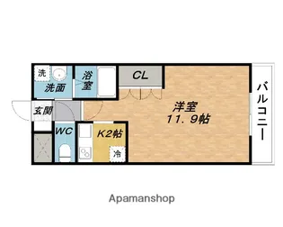 グラシアスⅠ【2階】の間取り