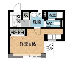 キャッスルコート美旗【2階】の間取り