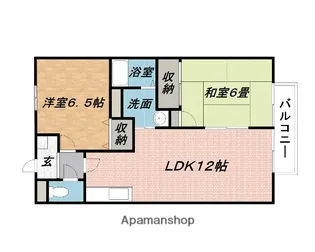 メイプル・ハウス【1階】の間取り