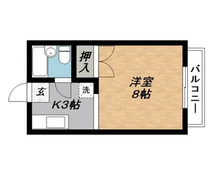 メゾン鴻之台【1階】の間取り