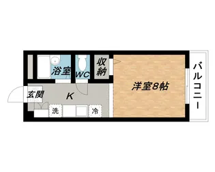 カレントシティー夏見【2階】の間取り