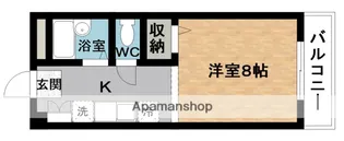 カレントシティー夏見【1階】の間取り