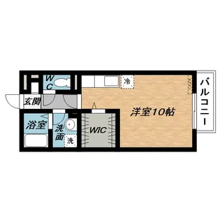 カサベルテ【1階】の間取り