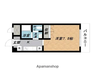 フォレストヒルズ【1階】の間取り