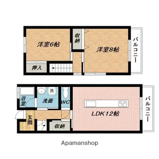 ひだまり荘【1階】の間取り