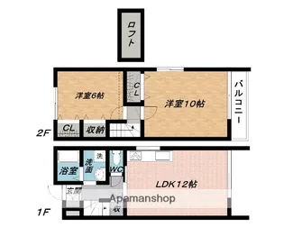 サンエクセルⅢ【1階】の間取り