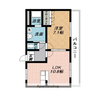 レスポワール【1階】の間取り