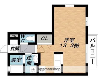 プレミールD【2階】の間取り