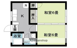 第二山和荘【1階】の間取り