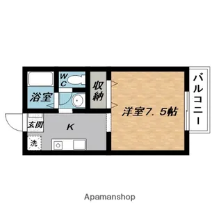 まとばパナハイツ【1階】の間取り