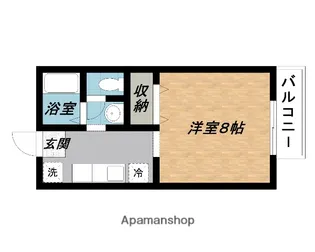 永尾ハイツ B【1階】の間取り