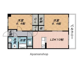 ルミエール名張駅前【3階】の間取り