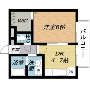 メゾン・ドレシャトー【1階】の間取り