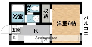 ガーデンハイツみのわ D【2階】の間取り