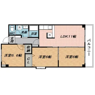 ロイヤルマンション【2階】の間取り
