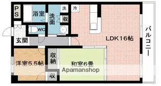 佳千ビルⅢ【7階】の間取り