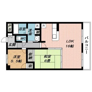 佳千ビルⅢ【2階】の間取り