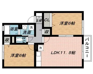 HAPPY FIELD B【1階】の間取り