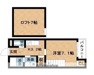 MILLE VILLAGE(ミルヴィラージュ)【1階】の間取り