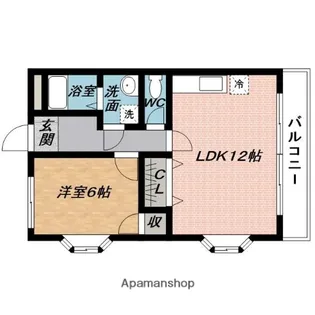 東駅前ビル【4階】の間取り