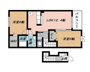 ベル・ボニートA【2階】の間取り