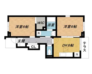アンジュⅠ【1階】の間取り